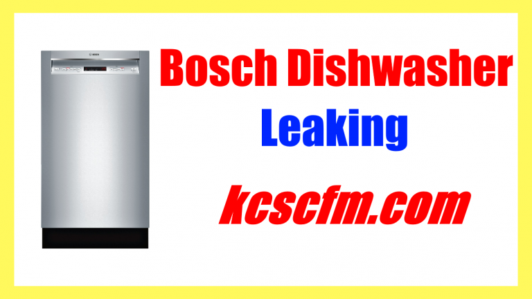 Bosch Dishwasher Leaking? Top 8 Causes And How To Fix Them