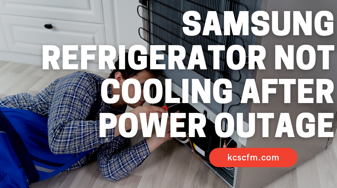 Samsung Refrigerator Not Cooling After Power Outage