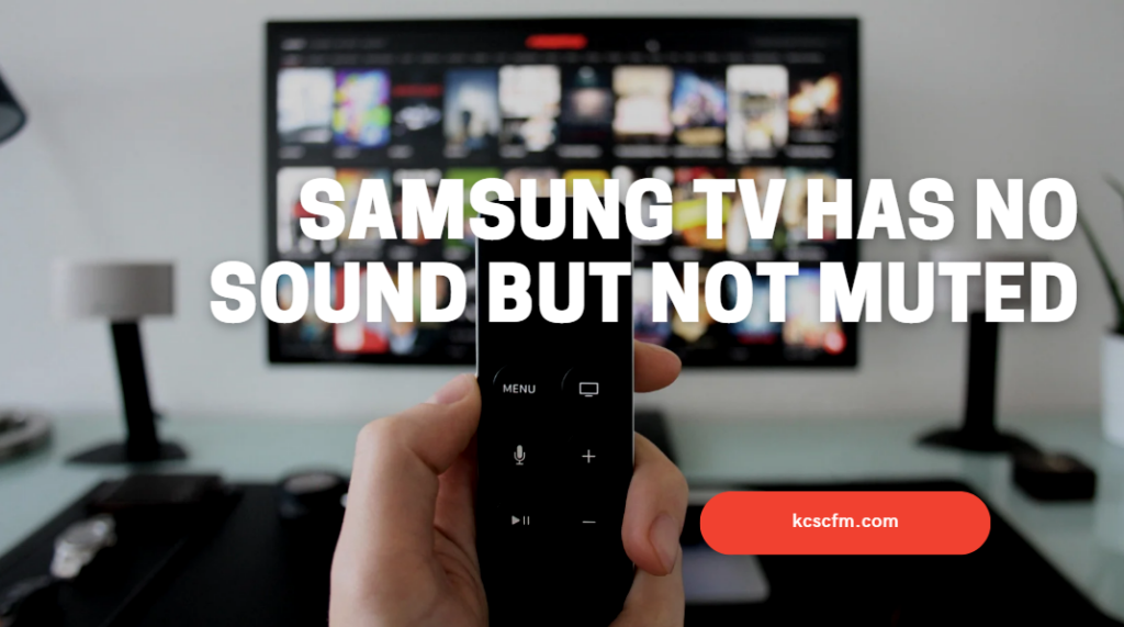 Samsung TV Has No Sound But Not Muted